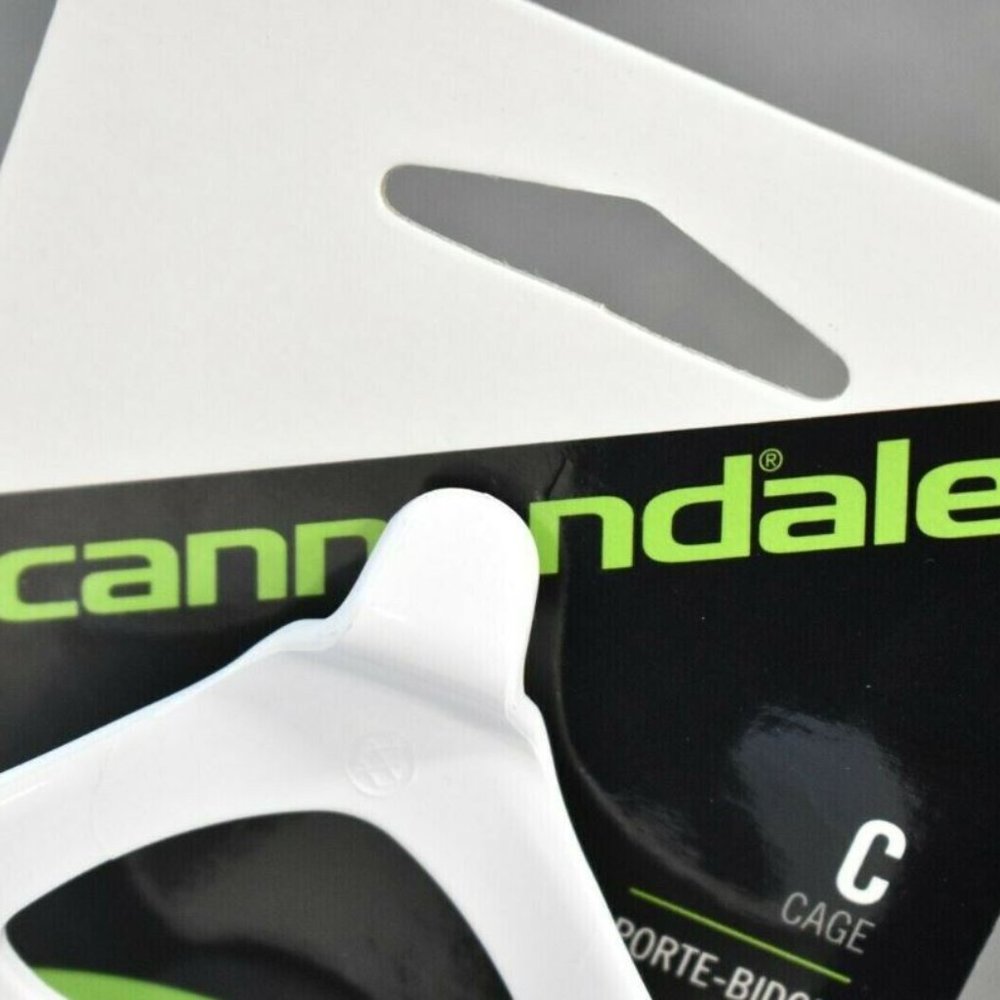 1 Cannondale C Bicycle Water Bottle Cages White/Red for you bicycle bike - Picture 3 of 10